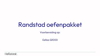 Randstad assessment oefenen [upl. by Cammy]