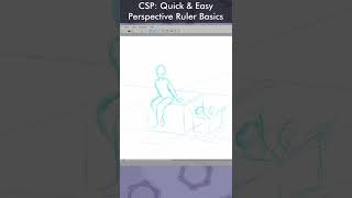 Clip Studio Paint Secrets Quick and Easy Perspective Ruler Basics [upl. by Vergos417]