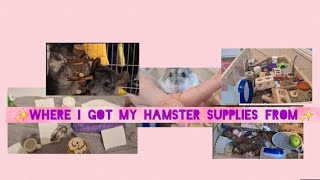 where i got my hamster suppplies fromcleaning nuggies cage [upl. by Idok589]