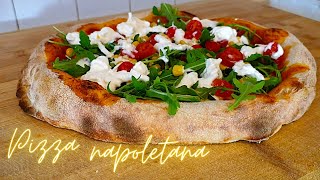 PIZZA NAPOLETANA FATTA IN CASA  condita a modo mio [upl. by Rimisac]