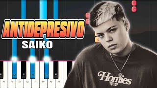 SAIKO  Antidepresivo Piano Tutorial [upl. by Brice]