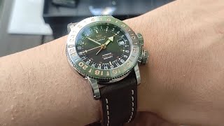 GLYCINE  AIRMAN18 Purist GL0227 Unboxing [upl. by Aerbma]