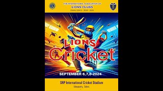 NAMAKKAL METRO VS HOSUR SIPCOT SUPER KINGS  Lions Cricket Tournament  SRP International [upl. by Kavanagh]