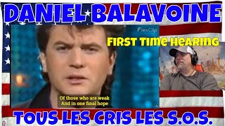 « TOUS LES CRIS LES SOS »  English Subtitles  DANIEL BALAVOINE  REACTION  First Time [upl. by Ecirtnas704]