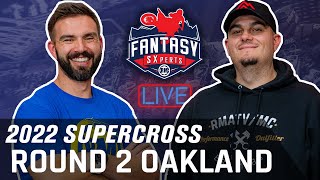 2022 Supercross Oakland Round 2  RMFantasySX SXperts w Max Vohland [upl. by Lesli]