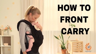 How Do I Front Carry  Original Baby Carrier  Ergobaby [upl. by Lowson]