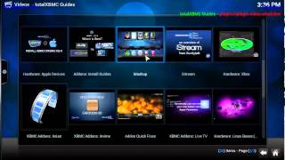 OpenElec  Kodi  Add Ons [upl. by Cristiona872]