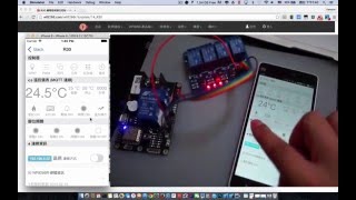 R30 繼電器與腳位控制 ESP8266 relay control by ds18b20 [upl. by Irep]