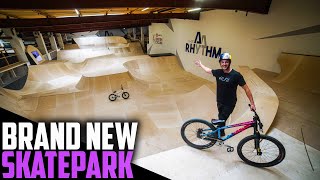 RIDING THIS BRAND NEW SKATEPARK FEELS INSANE [upl. by Agnesse]