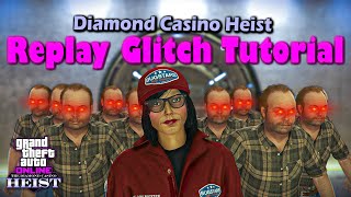 How to do Casino heist without doing preps  GTA Online Casino Heist Replay Glitch Tutorial [upl. by Wojcik]