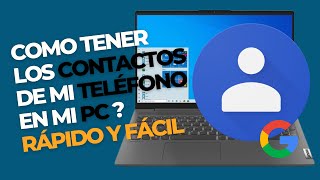 Como tener los contactos de mi teléfono en la Pc [upl. by Ahsyekat]