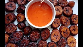 Bananes plantain frites alloco 🍌🍌🍟  Fried plantains [upl. by Yumuk]