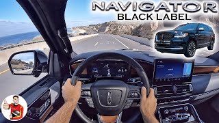 The 2022 Lincoln Navigator Black Label has the Comfiest Seats of Any SUV POV Drive Review [upl. by Marozas]