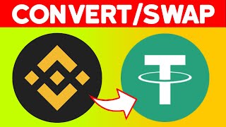 How to Convert Tether USDT to BNB on Trust Wallet  USDT to BNB [upl. by Lavinie]