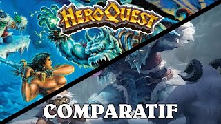 HEROQUEST  LHorreur des glaces  comparatif 1992 vs 2022 [upl. by Nevetse]