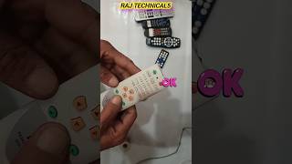 How to Repair Remote control । रिमोट कैसे ठीक करे। फ्री डिश रिमोट कैसे ठीक करे remote repair [upl. by Matthew]