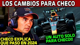 CHECO EXIGE a RED BULL LOS CAMBIOS QUE NECESITA CHECO PARA 2025 UN AUTO PARA CHECO F1 HOY [upl. by Goodrow730]