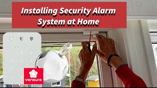 Installing Security Alarm System at Home by Verisure 🏠 Boligalarm [upl. by Brocklin859]