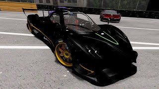 Testing the Pagani Zonda R at Le Mans  France INCLUDING MODS DOWNLOAD LINK [upl. by Gorrian]