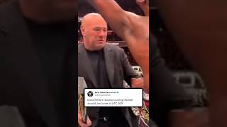 Dana Whites reaction wrapping the belt around Jon Jones at UFC 309 [upl. by Nahk]