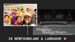 The Philippine Madrigal Singer  Concert in Newfoundland and Labrador pinoyabroad Nlpnp [upl. by Yraccaz156]