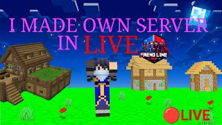 I MADE OWN SERVER IN LIVE minecraftlive [upl. by Gally]