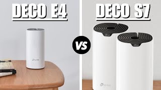 Deco e4 vs Deco s7  Which One Is Better [upl. by Ecerehs]