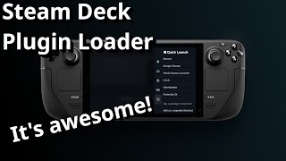 Steam Deck Plugin Loader Quick Launch demo [upl. by Etnuaed]