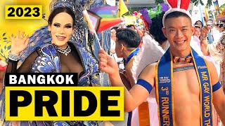 Bangkok Pride 2023  4K  Amazing Spectacular Thailand [upl. by Kwabena]