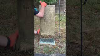 160 Year Marble Stone Cleaning Henry Benedum Headstone [upl. by Filler]