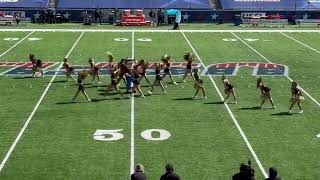 HOUSTON GAMBLERS CHEERLEADERS USFL PREGAME SHOW DANCE ROUTINE [upl. by Yreva546]