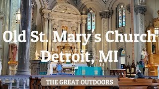 Mass at Old St Marys Detroit Greektown [upl. by Teria44]