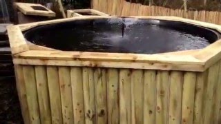 3500 Litre Wooden Fish Pond Kit [upl. by Veneaux]