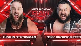 quotBigquot Bronson Reed vs Braun Strowman Raw Sep 16 2024 [upl. by Ecnarwal749]