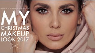 MY CHRISTMAS MAKEUP LOOK 2017  ALI ANDREEA [upl. by Sussman]