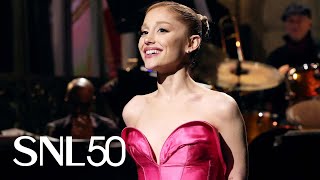 Ariana Grande Monologue  SNL [upl. by Adnoyek]