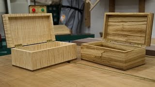 How to make a wooden box  269 [upl. by Ahsemad]