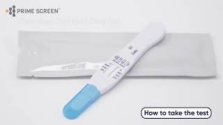 Prime Screen  Oral Swab Drug Test  Instruction [upl. by Ramin717]