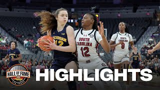 South Carolina vs Michigan 2024 Hall of Fame Series womens basketball highlights [upl. by Obidiah]