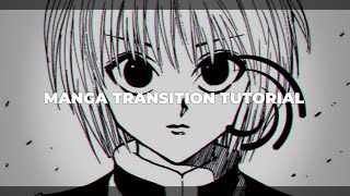 Manga transition tutorial in Alight motion FREE [upl. by Karel134]