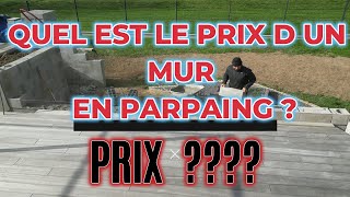 Quel est le coût dun mur en parpaing Construction d un mur en parpaing [upl. by Kristoforo]