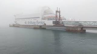 Brittany Ferries MV Armorique arrival at St Malo November 4th 2024 [upl. by Ahtennek]