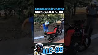 ELE AINDA FICOU INDIGNADO PORQUE O POLICIAL ABORDOU KKKK motovlogs ckmotovlogs [upl. by Coletta]