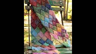 Learn to Knit an Entrelac Scarf [upl. by Andri]