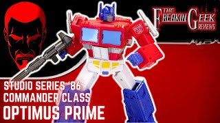 Studio Series 86 Commander OPTIMUS PRIME EmGos Transformers Reviews N Stuff [upl. by Helbonna]