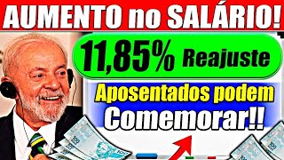 APOSENTADOS COMEMORAM AUMENTO de 118 NOS SALÁRIOS [upl. by Odell659]