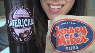 SassEsnacks ASMR Mukbang Eating Jersey Mikes Sandwich  Crunchy Potato Chips  Stranger Things TV [upl. by Ennahs405]