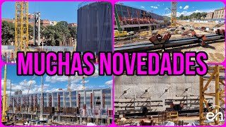 🔴OBRAS CAMP NOU2 de Mayo⚠️Nuevos materiales y primer súper pilar en gol norte [upl. by Faus807]