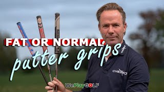 Fat or normal putter grip Benefits of a Super Stroke grip on your putter [upl. by Rafi]