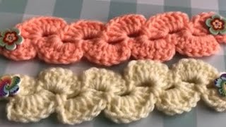 How to crochet ear extender for your face mask [upl. by Drarej]